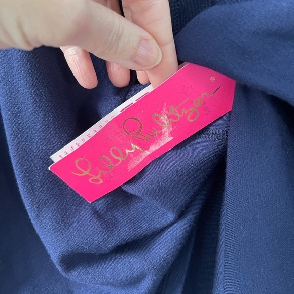 Lilly Pulitzer Luxletic Areli Pullover Navy - Picture 11 of 14